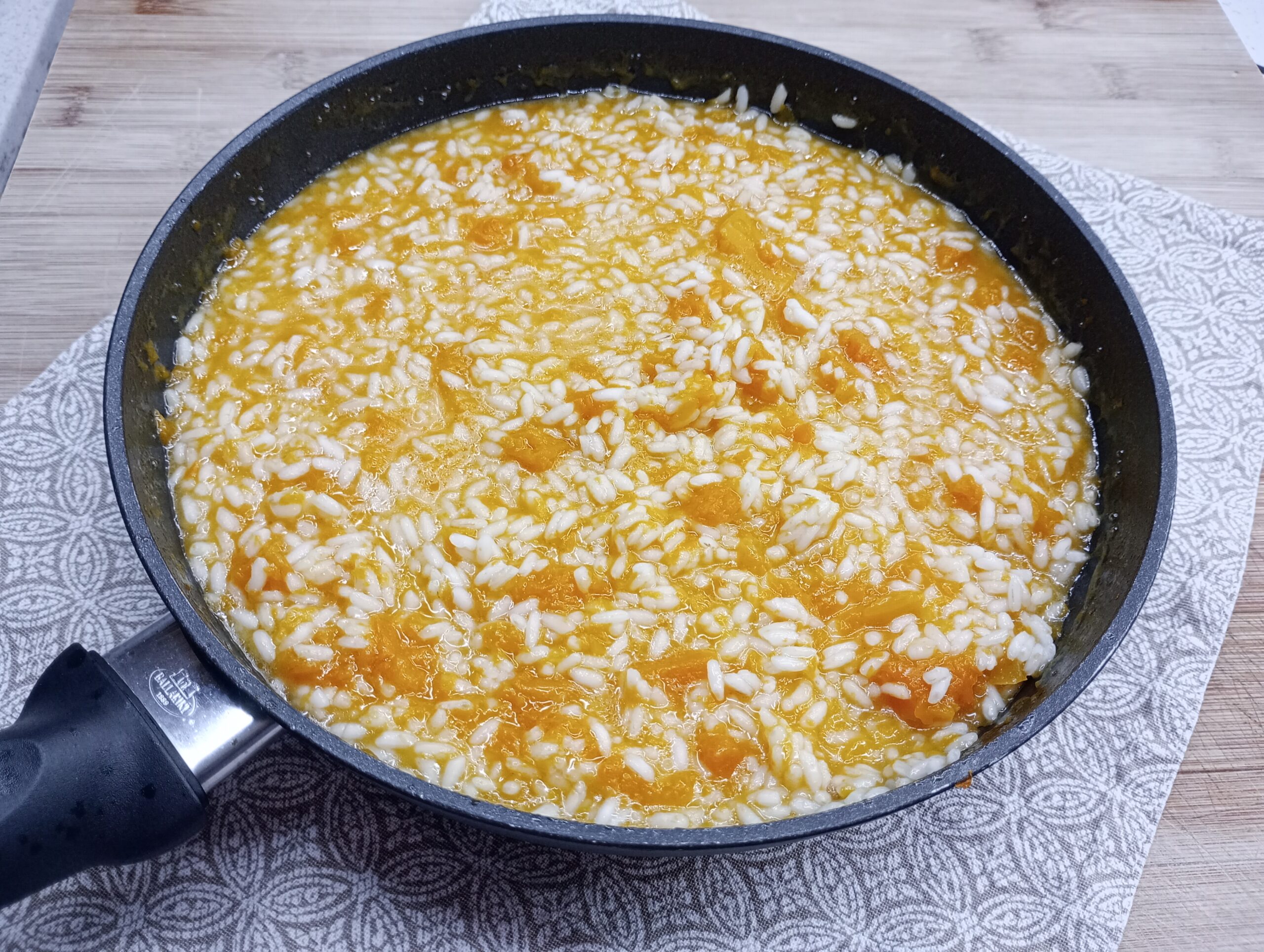 Risotto con calabaza