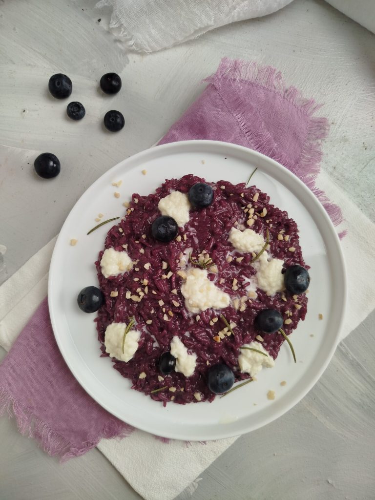 RISOTTO CON ARÁNDANOS