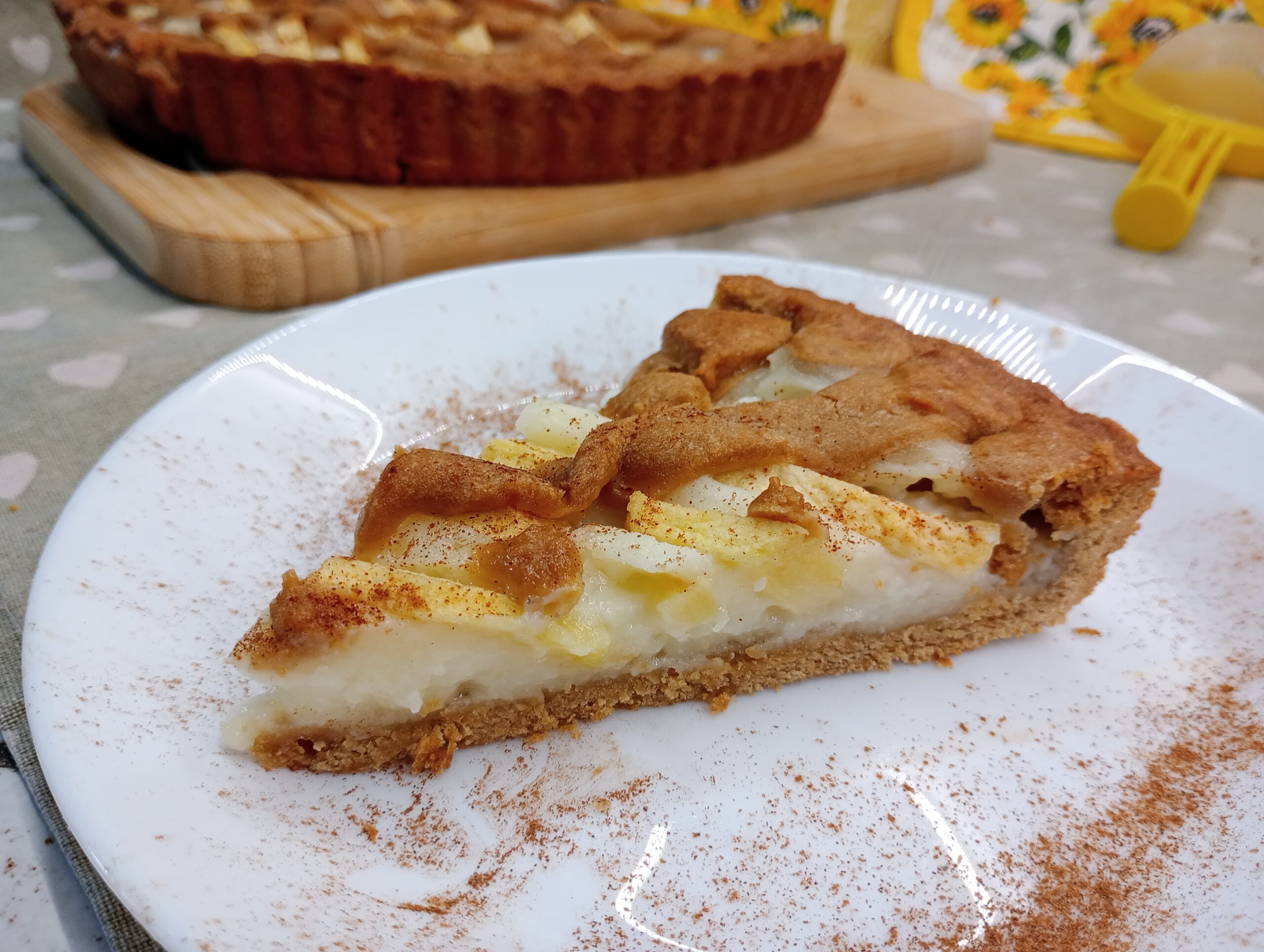 Tarta de Manzana y Crema Pastelera