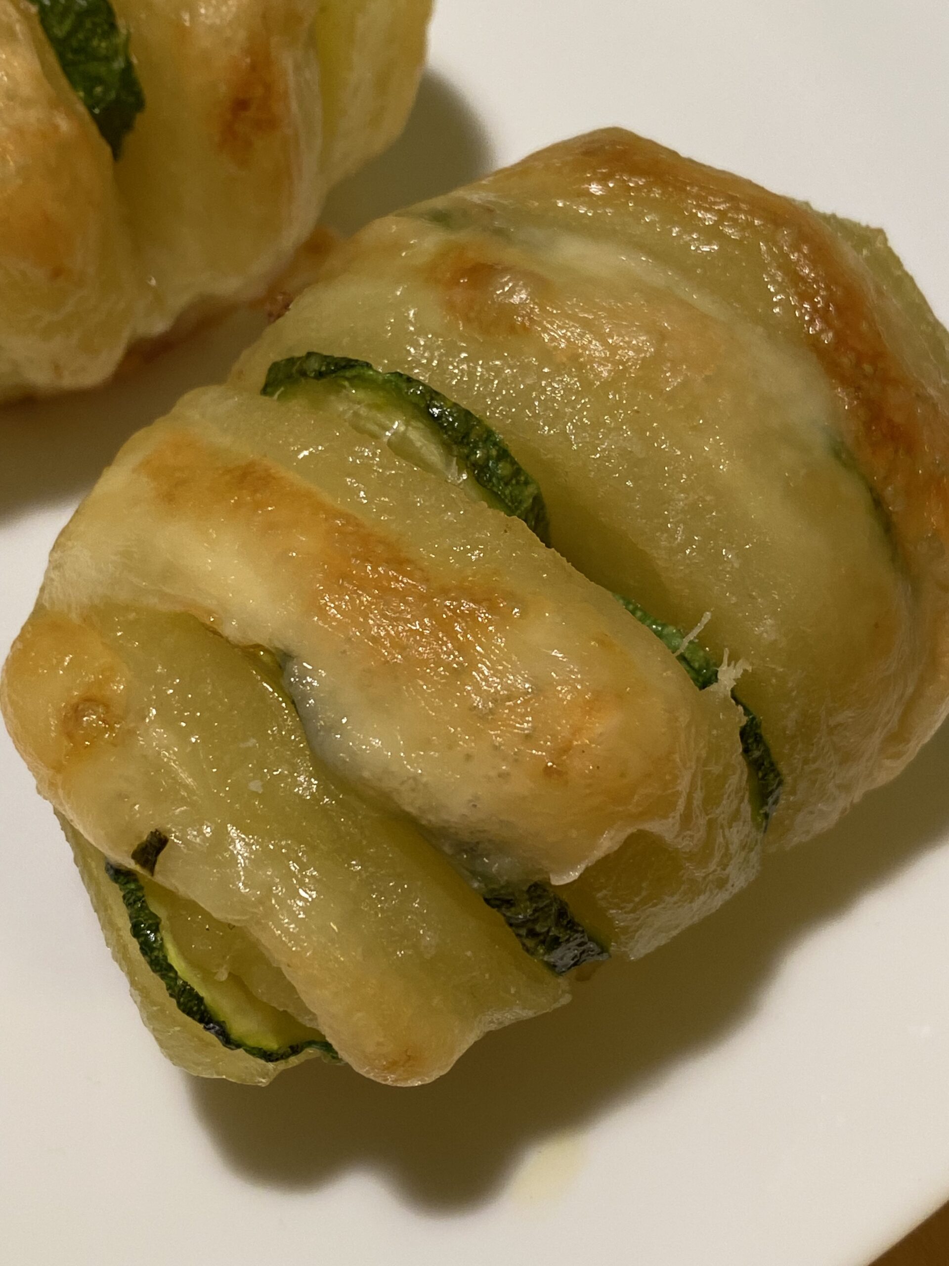 Patatas rellenas Hasselback