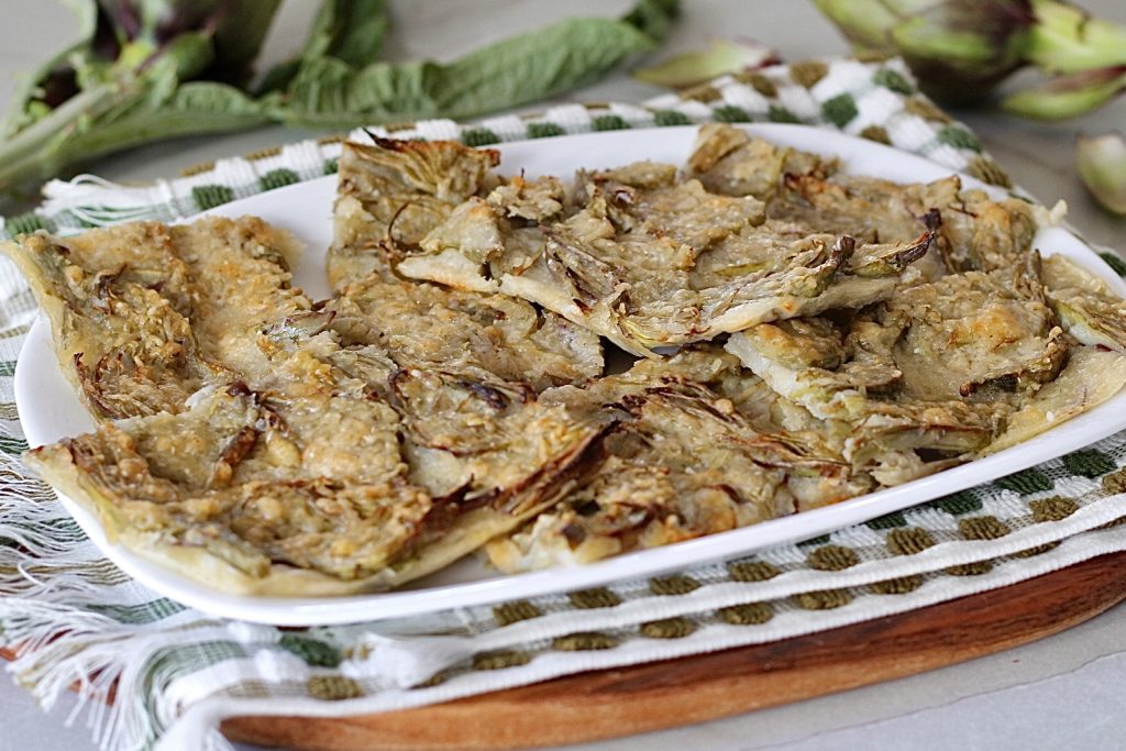 Schiacciata de alcachofas, ¡así no la has probado nunca! ¡Te conquistará enseguida!