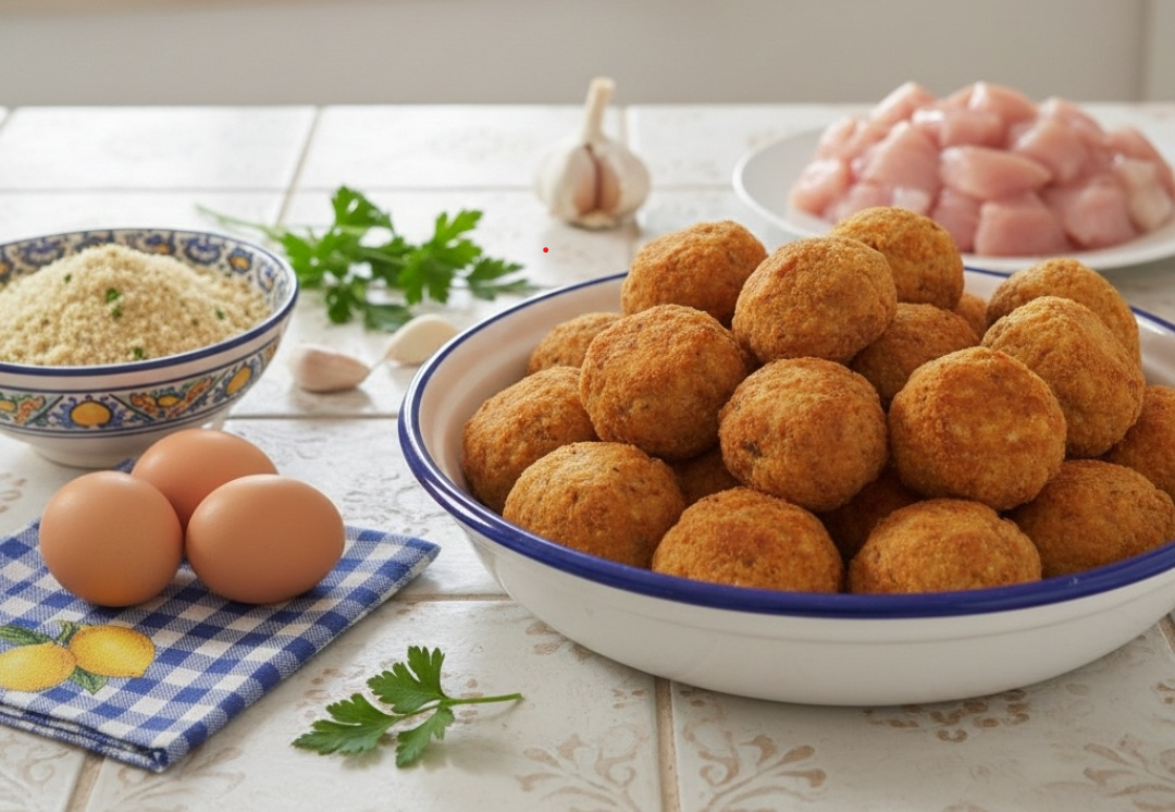 La receta de las albóndigas de pollo