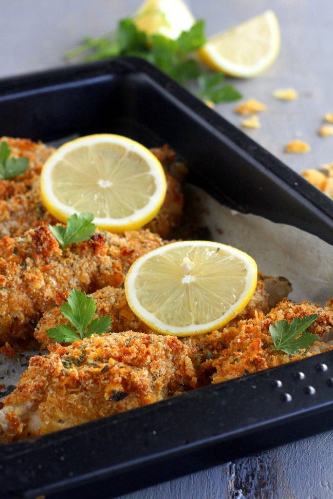 Rape de fondo con empanado crujiente