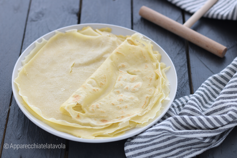 masa para crepes dulces y saladas