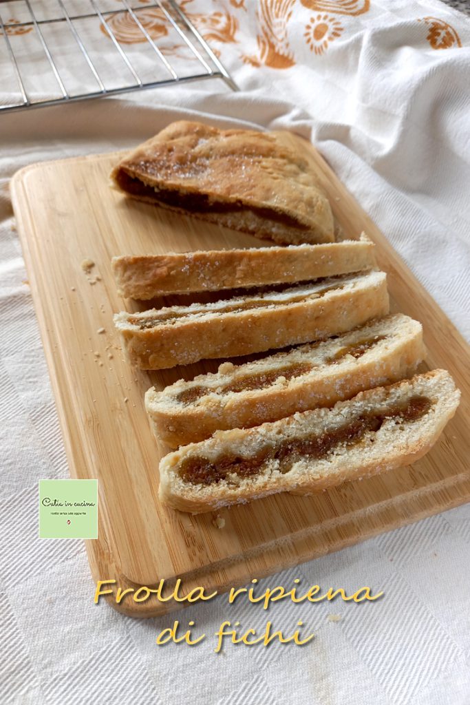 Masa quebrada rellena de higos