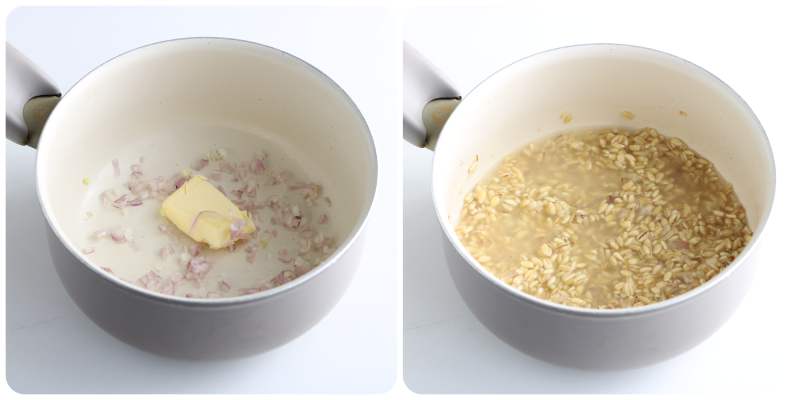 orzo perlado con brócoli