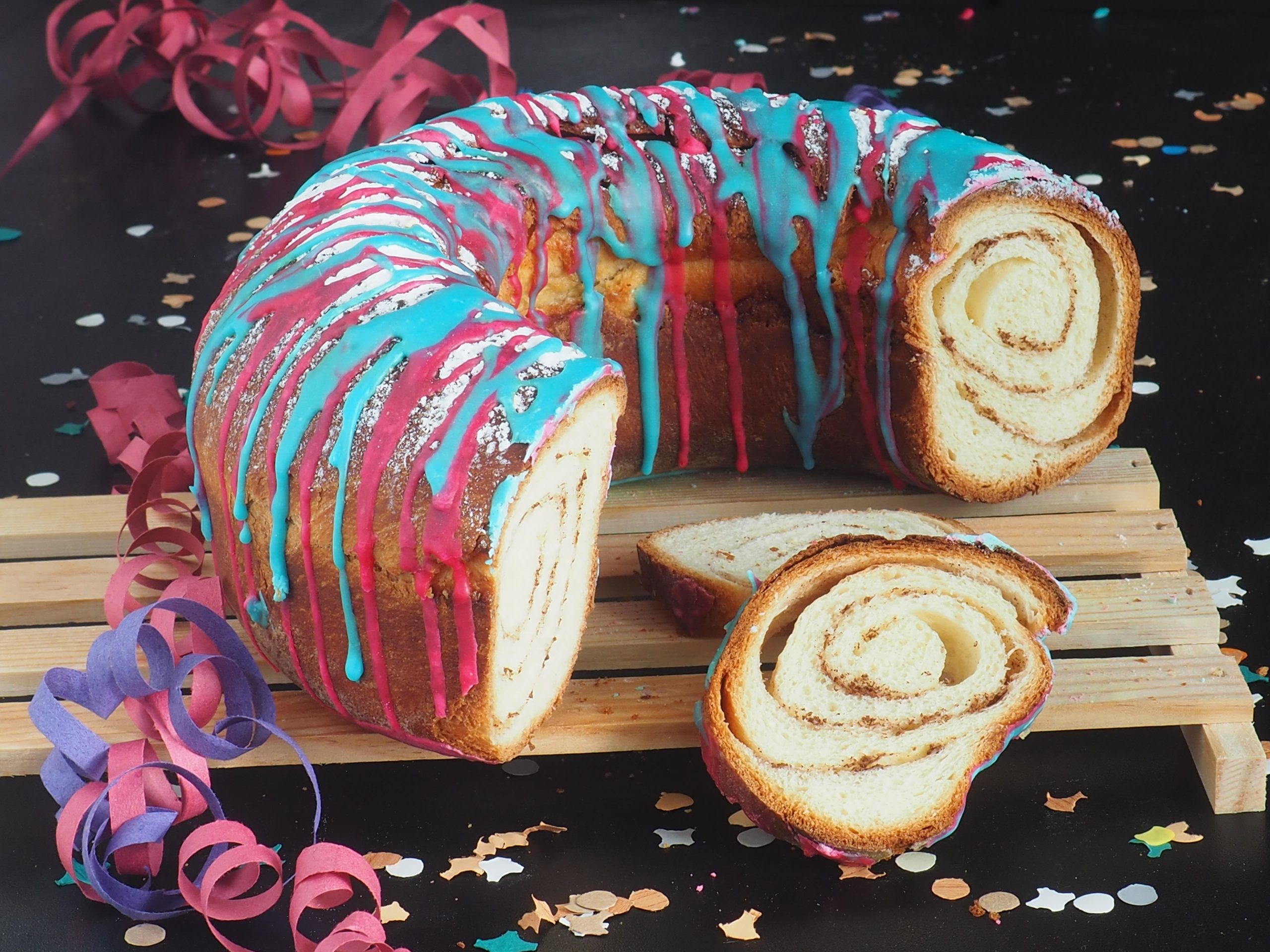 Rosquilla de Carnaval con canela