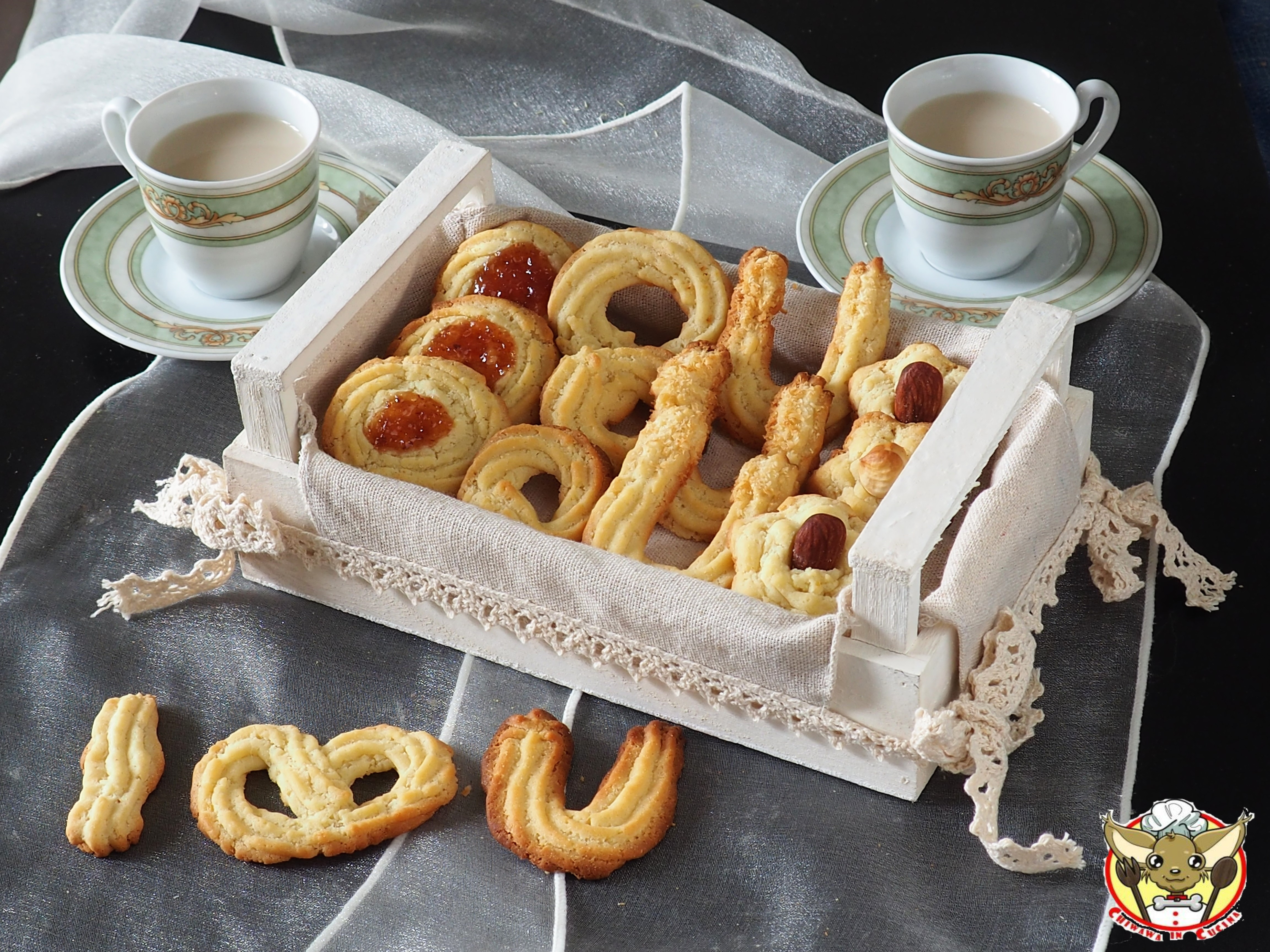 Galletas surtidas de masa escudillada