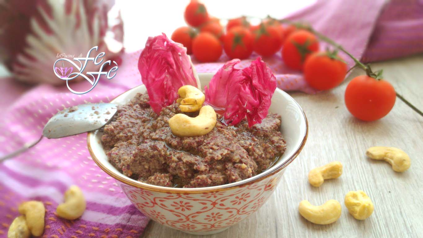 PESTO DE RADICCHIO Y ANACARDOS