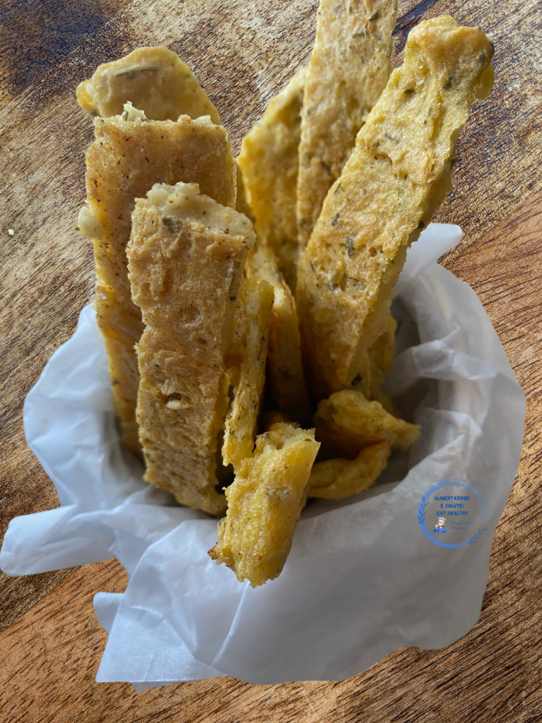 Palitos de garbanzos y maíz sin gluten