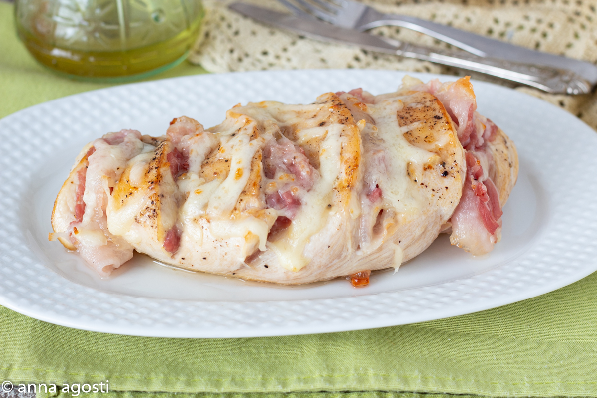 Pechuga de pollo acordeón