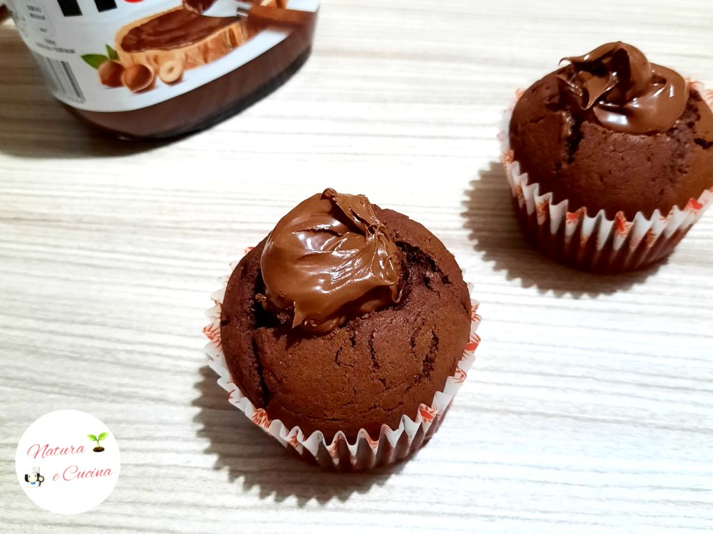 muffin de nutella