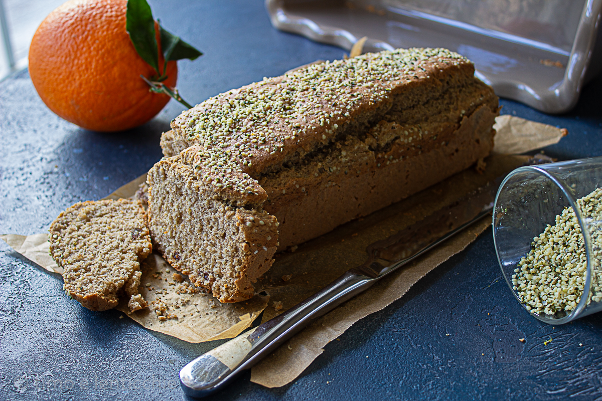 Plumcake de trigo sarraceno y naranja