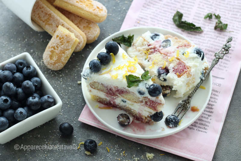 postre de arándanos