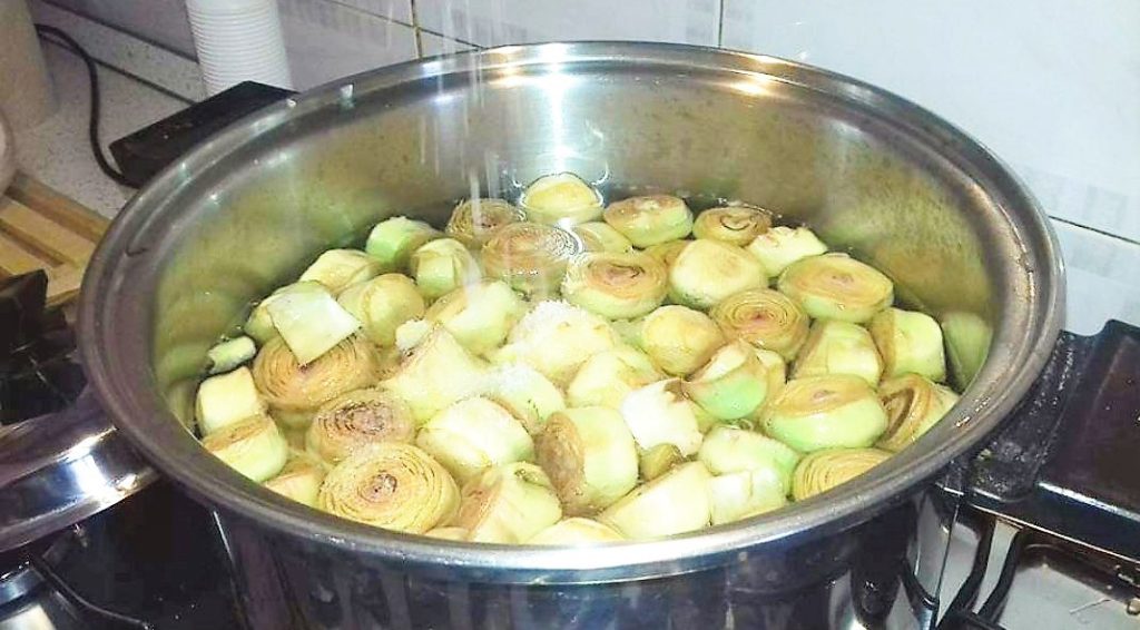 La conserva de los corazones de alcachofa en aceite de la abuela