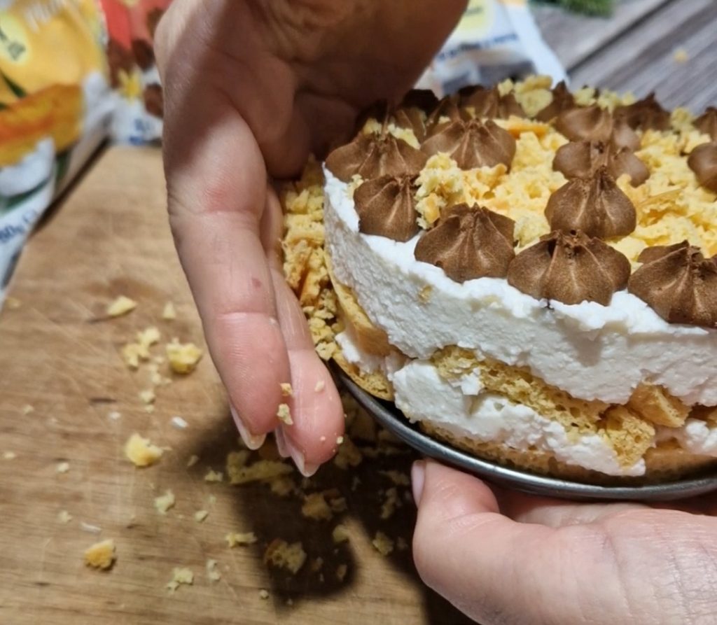 La tarta con Plumcake al coco de Nuvola Zero
