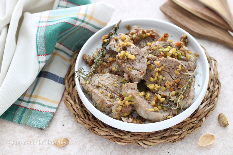 SOLOMILLO DE CERDO AL PISTACHO