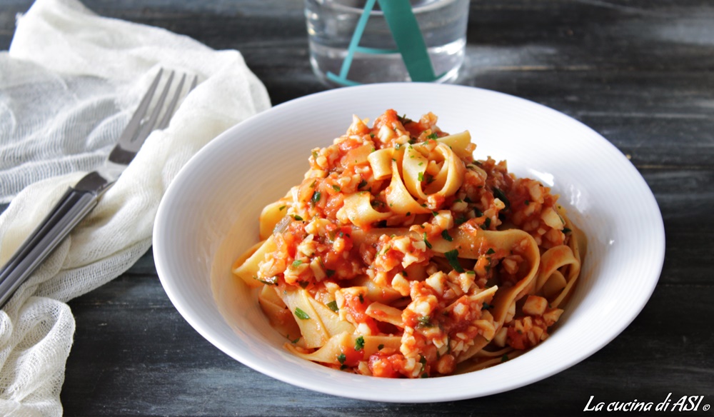 ragú de sepias con tallarines