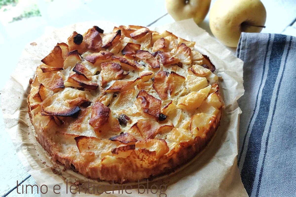 Tarta de muchas manzanas y kéfir