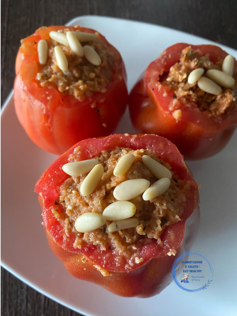 Tomates rellenos sin cocción