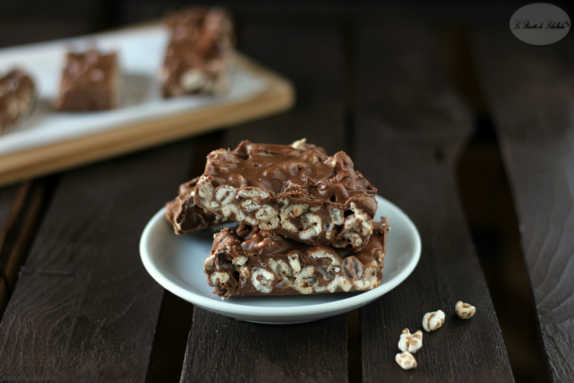 Barritas de chocolate y cereales
