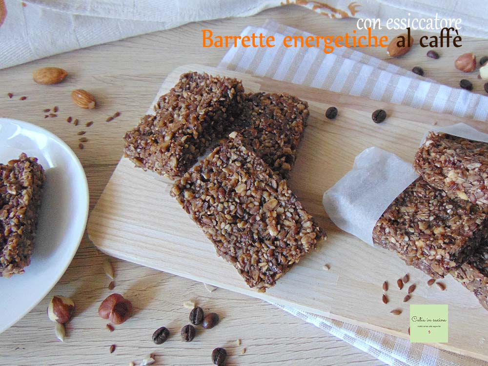 Barritas energéticas al café (con deshidratador)