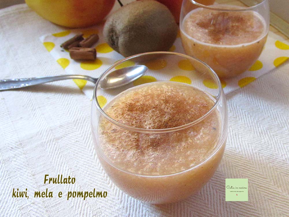 batido de kiwi manzana y pomelo