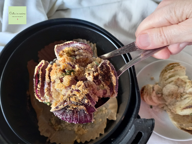 flor de cebolla roja
