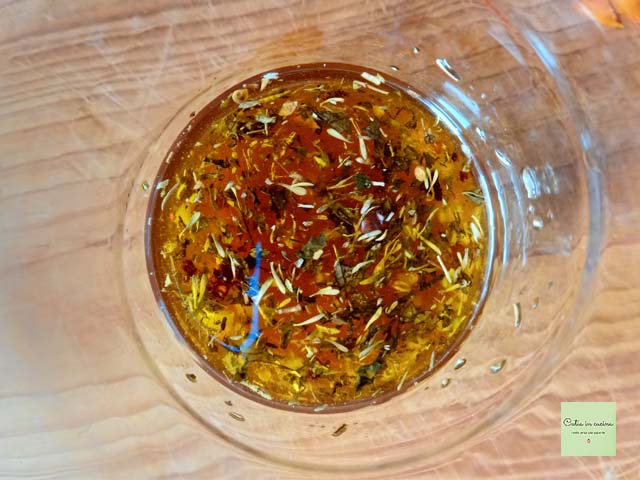 marinada aceite vinagre hierbas aromáticas
