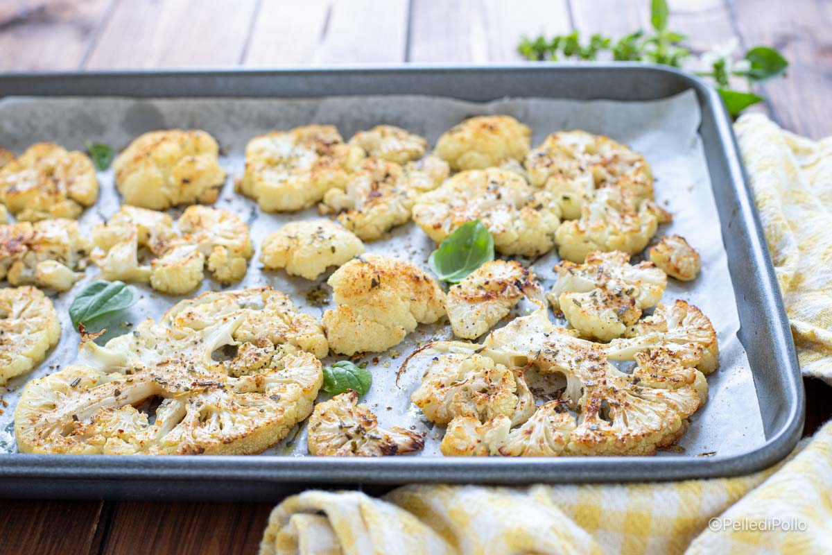 Coliflor asada al horno