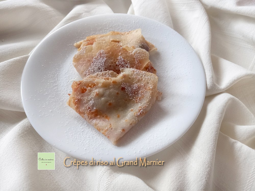 crêpes de arroz al Grand Marnier