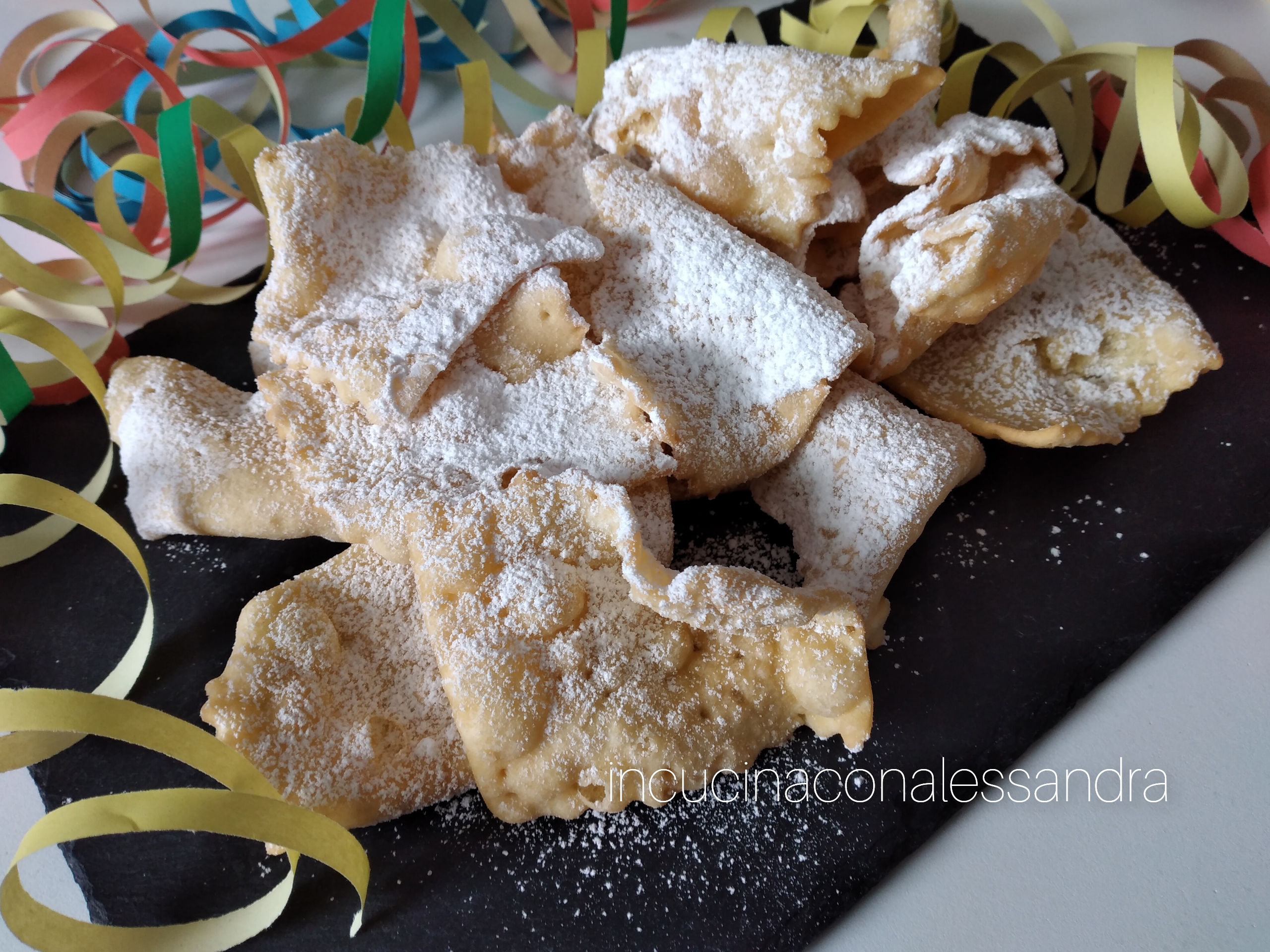 CENCI DE CARNAVAL receta Toscana