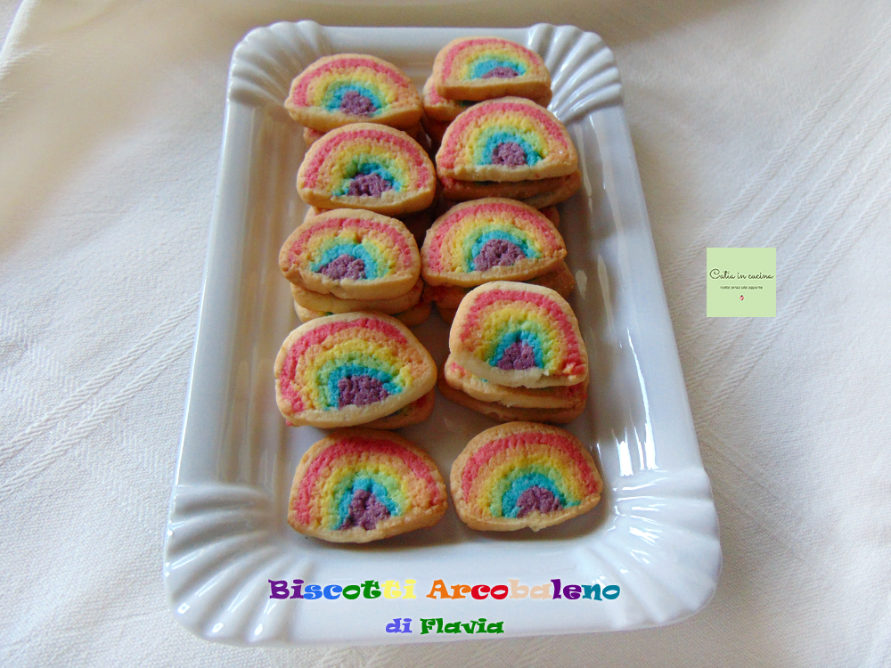 galletas arcoíris de Flavia