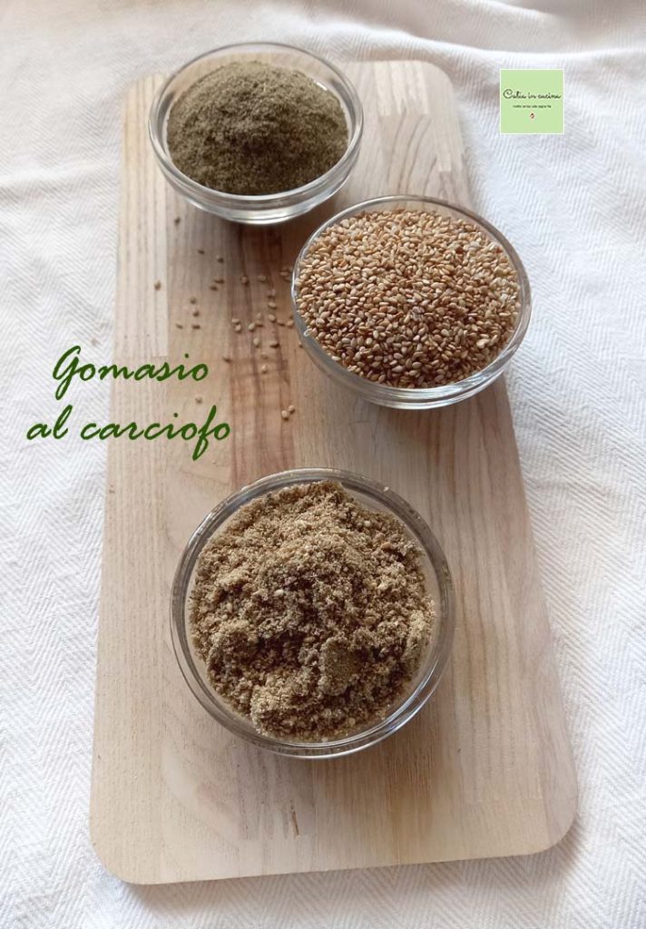 gomasio de alcachofa