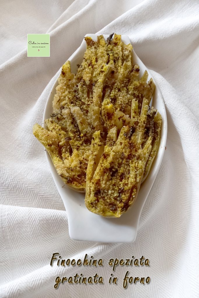 hinojito especiado gratinado al horno