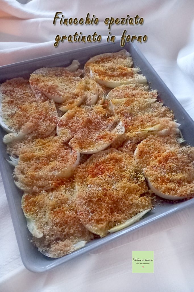 hinojo especiado gratinado