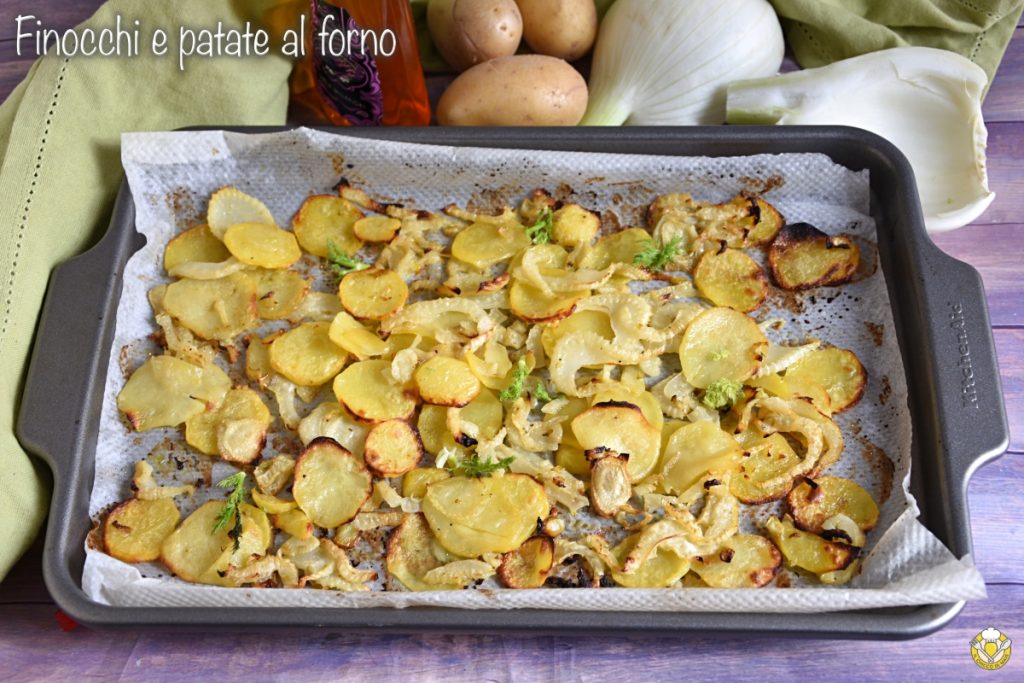 hinojo y patatas al horno receta con mostaza y miel guarnición ligera particular agridulce caramelizado el grano de maíz
