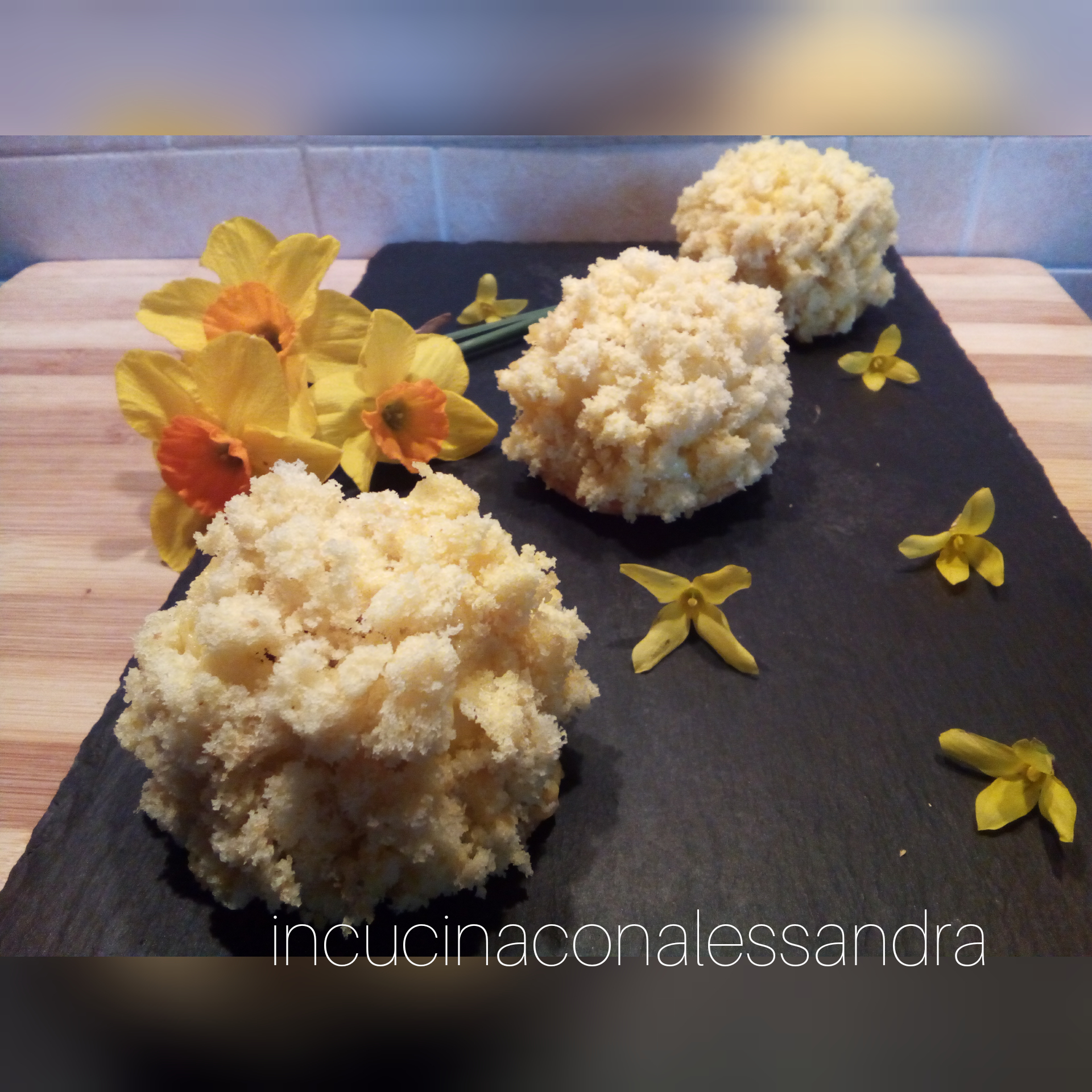 Muffin mimosa con sorpresa