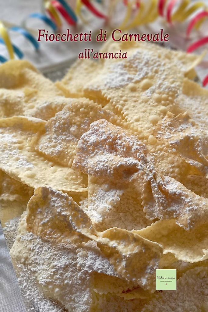 lazos de carnaval a la naranja