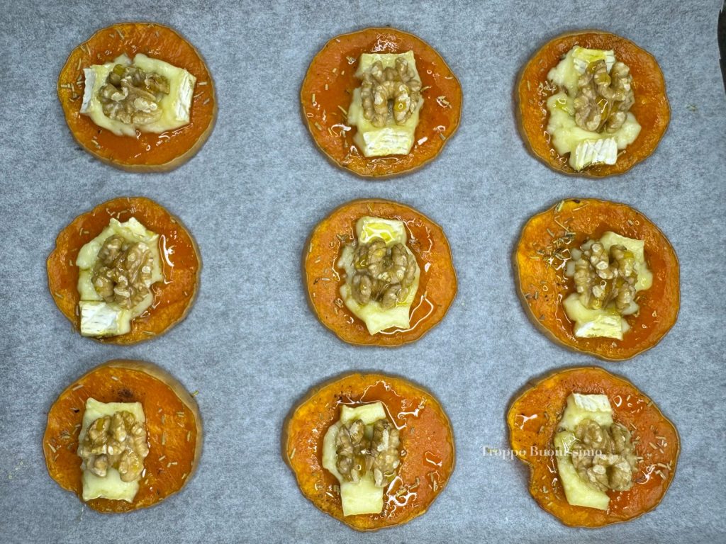 medallones de calabaza al horno