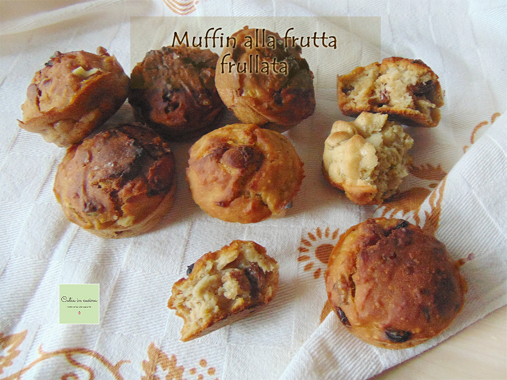 Muffin y Tarta de fruta triturada (de Flavia)