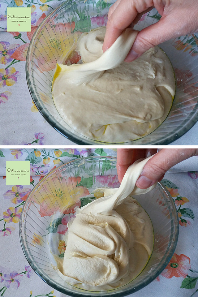 pan con autolisis pliegues en cuenco