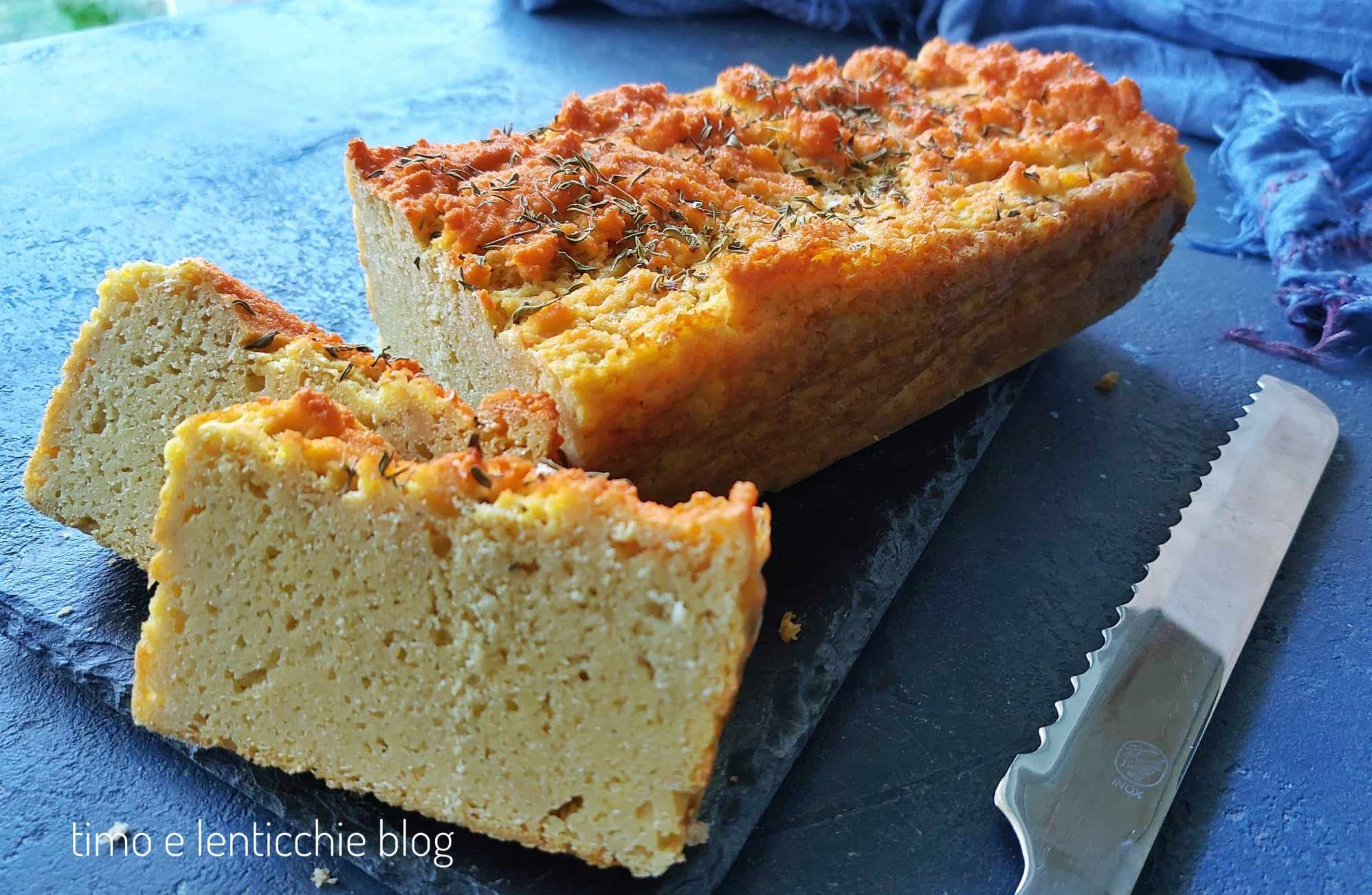 Pan de lentejas rojas sin levadura
