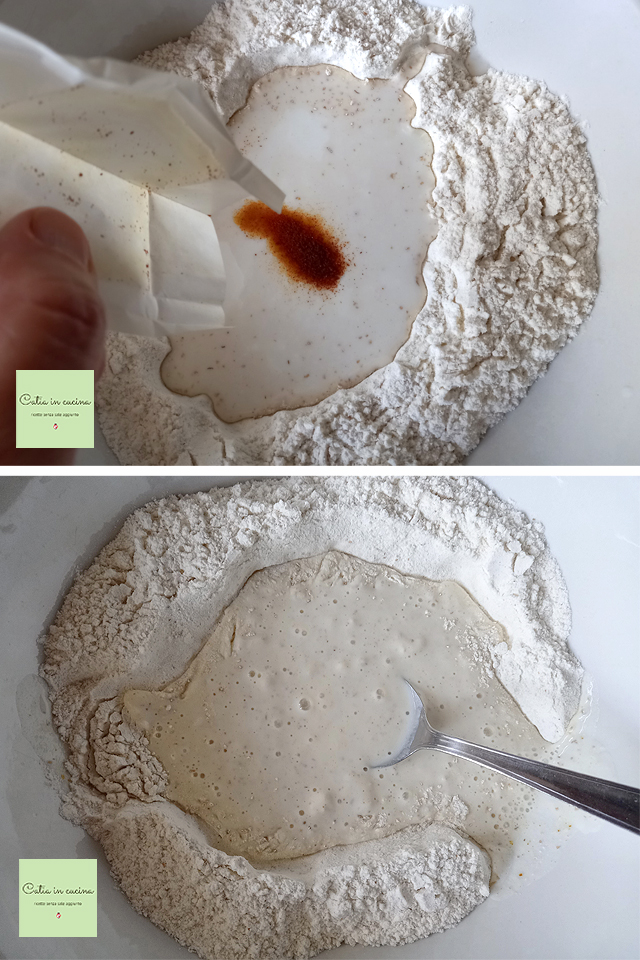 pan de soda masa con azafrán en frío