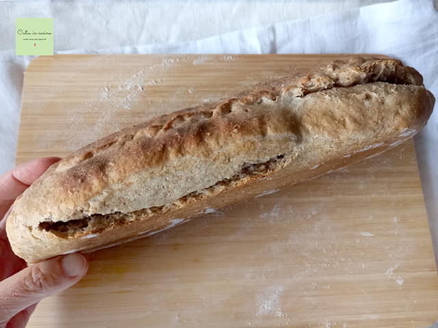 pan relleno cocido