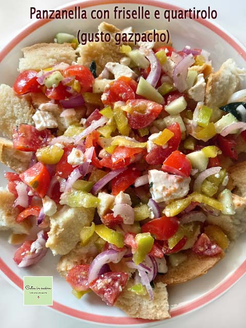 panzanella con friselle y quartirolo
