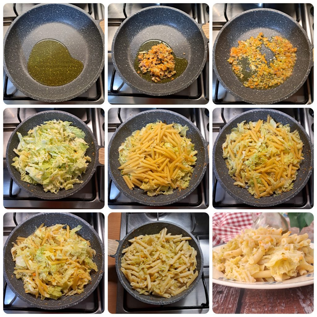 Pasta risottata con col