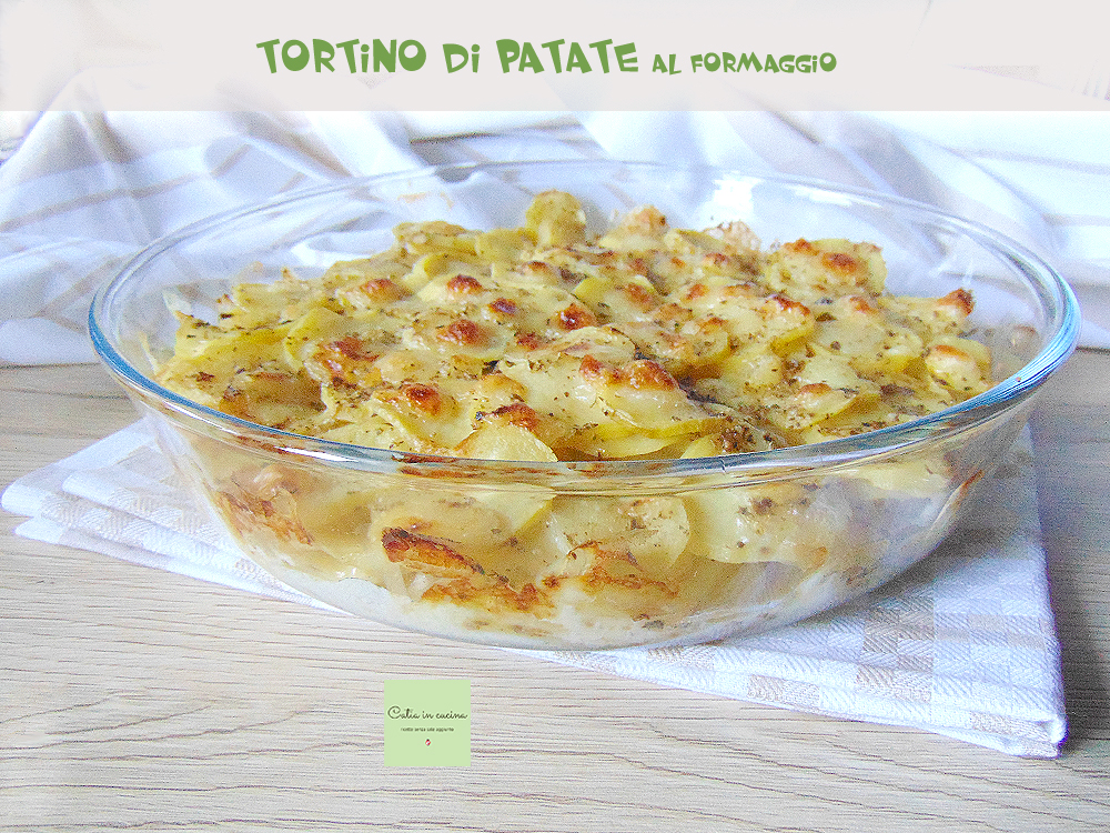 Pastel de patatas con queso