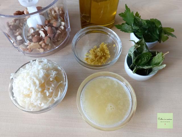 pesto de limones ingredientes