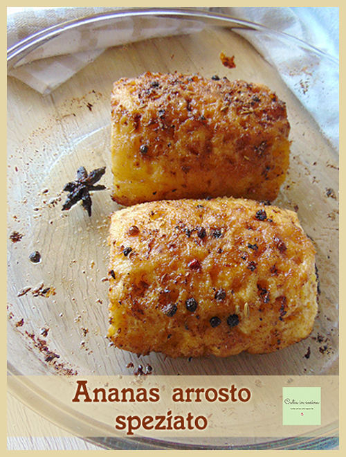 piña asada especiada